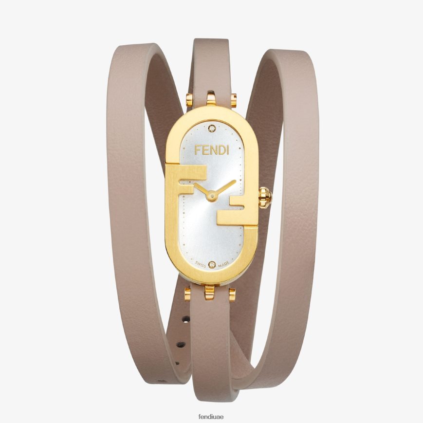 14.80 × 28.30 ملم - ساعة بيضاوية بشعار أولوك موضة Fendi نحيف مُكَمِّلات TNL80L31