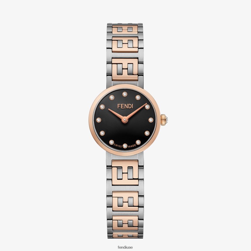 19 ملم - سوار الساعة بشعار ff متعدد الألوان Fendi نحيف مُكَمِّلات TNL80L477