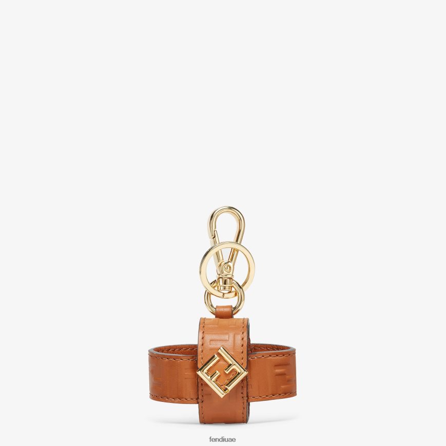 سحر جلدي لسماعات Airpods Pro من ff Diamonds بني Fendi نحيف مُكَمِّلات TNL80L75