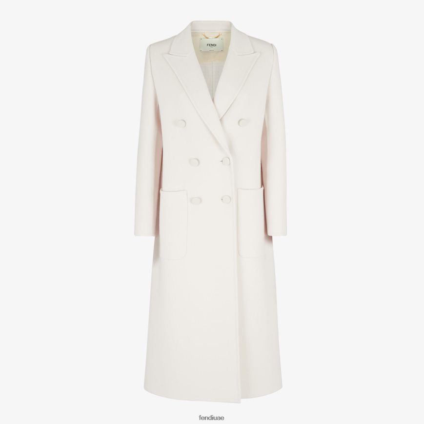 معطف صوف أسود Fendi نحيف ثياب TNL80L1102