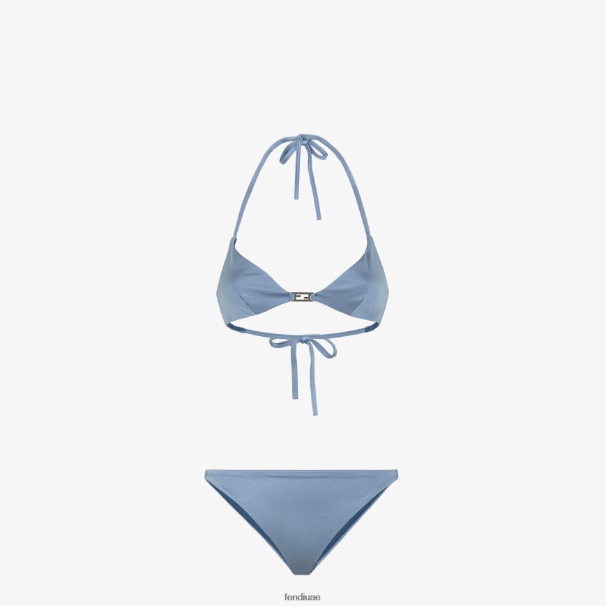 بيكيني ليكرا أزرق Fendi نحيف ثياب TNL80L1159