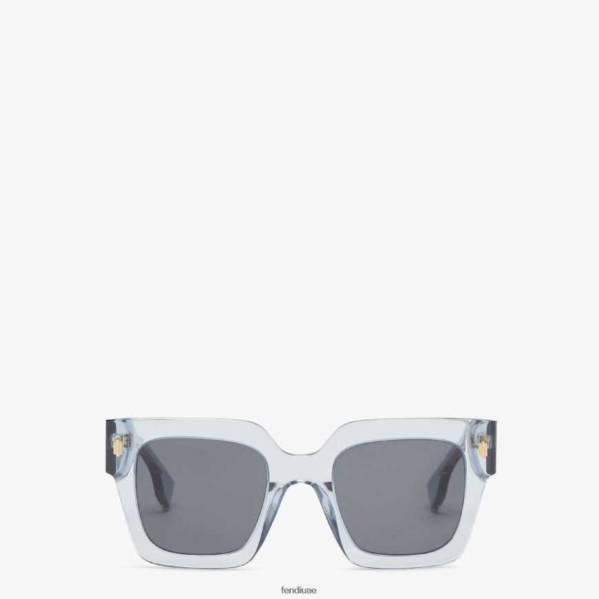 روما خلات النظارات الشمسية أزرق فاتح Fendi نحيف مُكَمِّلات TNL80L145