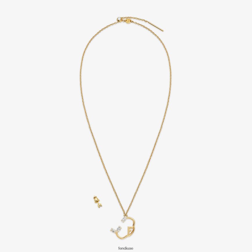 مجموعة السرطان ذهب Fendi نحيف مجوهرات TNL80L1636