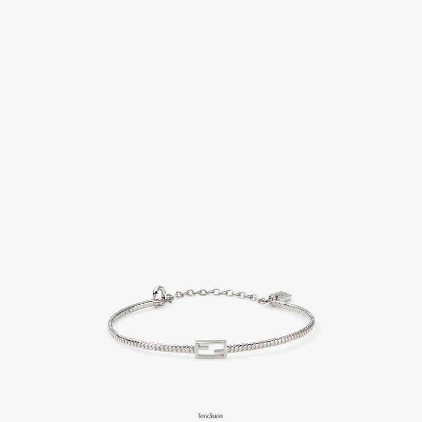 سوار الرغيف الفرنسي فضة Fendi نحيف مجوهرات TNL80L1739