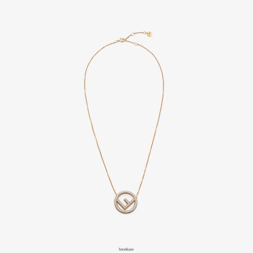 قلادة ذهب Fendi نحيف مجوهرات TNL80L1756