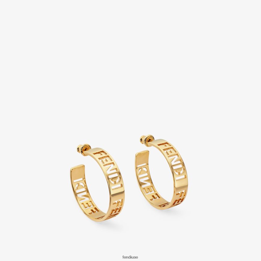 أقراط توقيع صغيرة موضة Fendi نحيف مجوهرات TNL80L1778