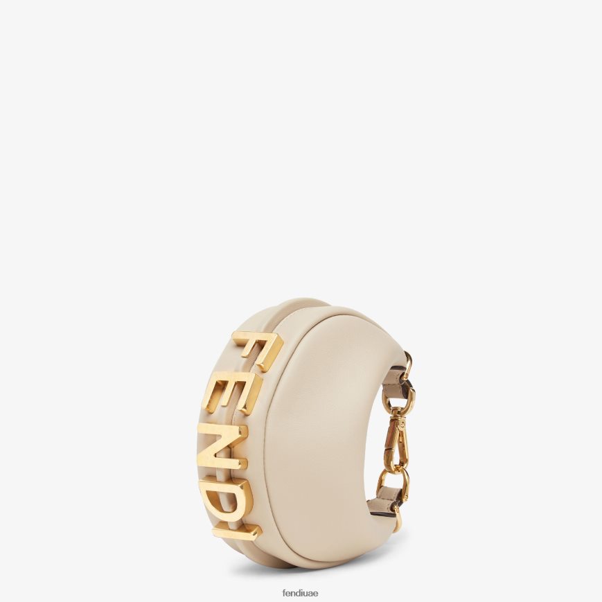 سحر الجلود اللون البيج Fendi نحيف مُكَمِّلات TNL80L190