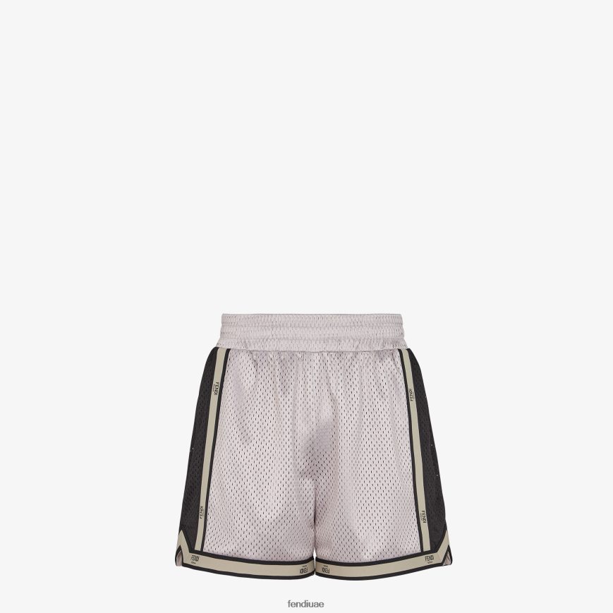 سراويل شبكية تقنية رمادي Fendi رجال ثياب TNL80L1945