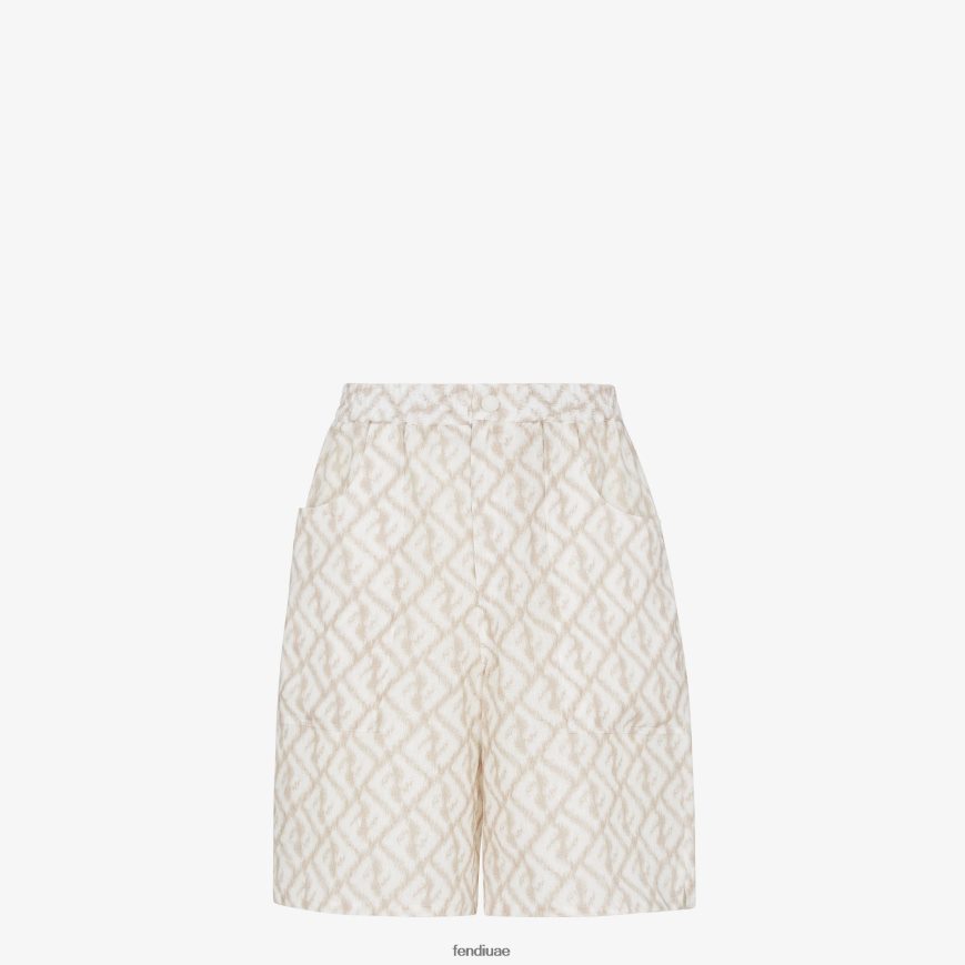 السراويل الكتان متعدد الألوان Fendi رجال ثياب TNL80L1999