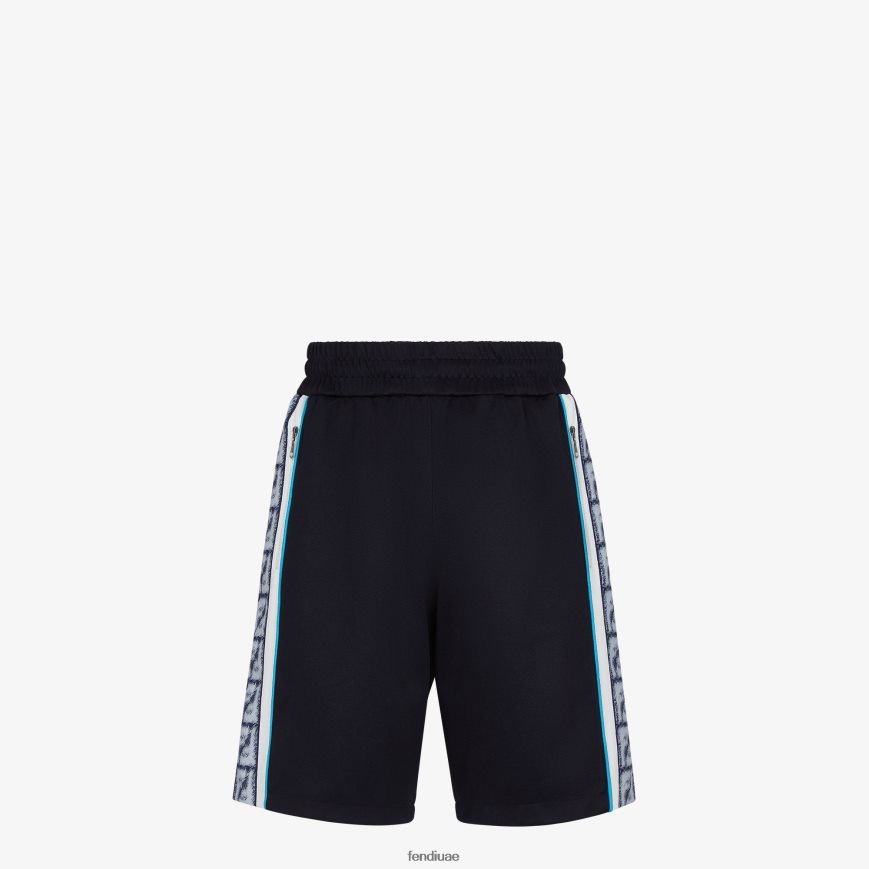 السراويل جيرسي أزرق Fendi رجال ثياب TNL80L2017