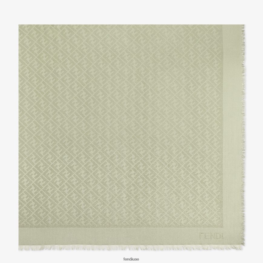 شال لوركس أخضر Fendi نحيف مُكَمِّلات TNL80L203