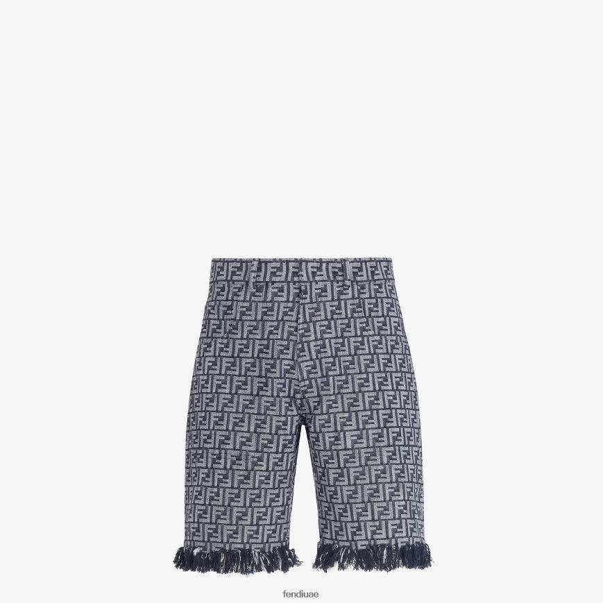 السراويل الجينز أزرق Fendi رجال ثياب TNL80L2042