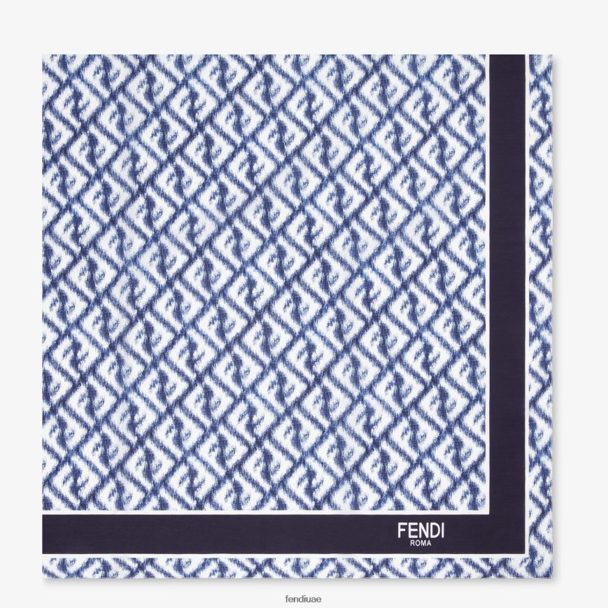 صوفية من الحرير والقطن متعدد الألوان Fendi رجال مُكَمِّلات TNL80L2072