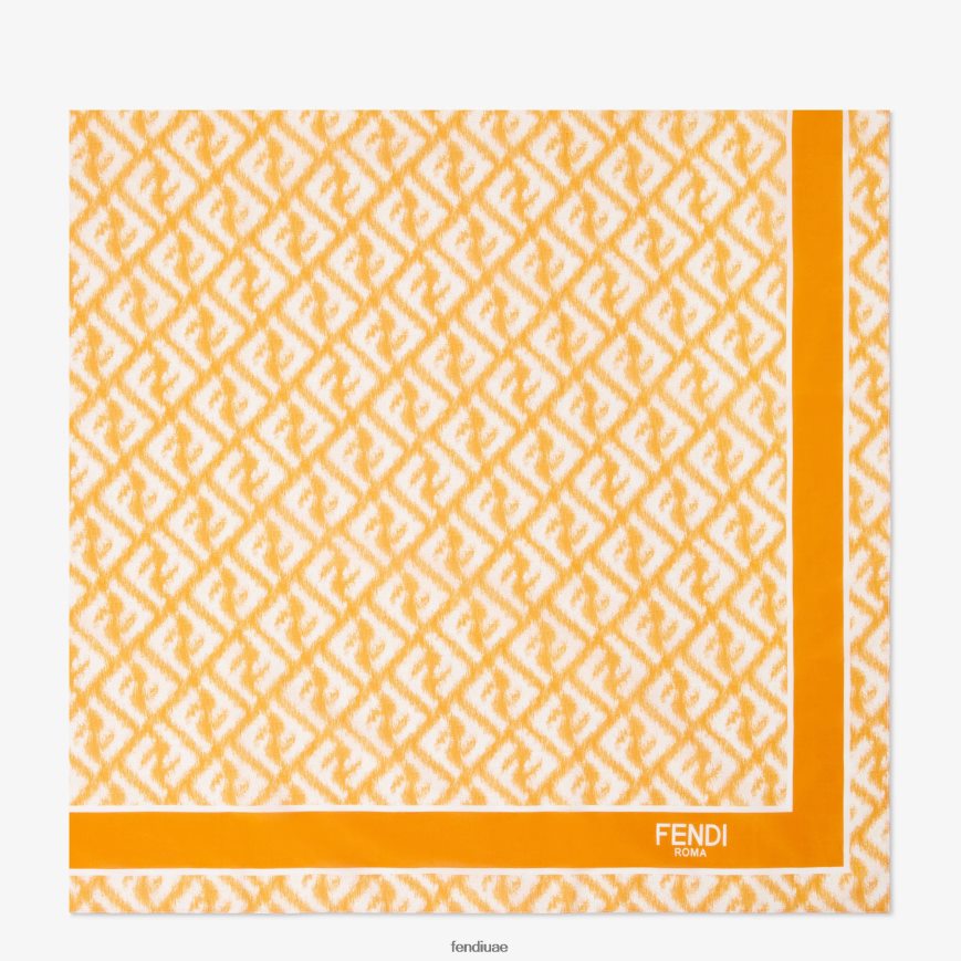 صوفية من الحرير والقطن متعدد الألوان Fendi رجال مُكَمِّلات TNL80L2076