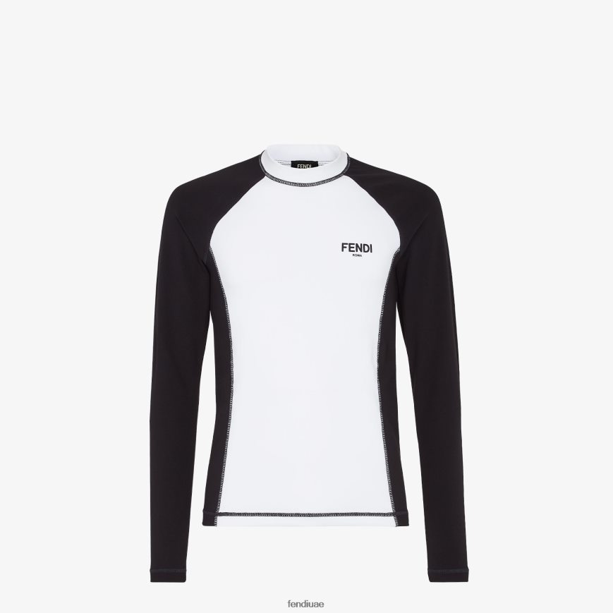 سترة قطنية أبيض Fendi رجال ثياب TNL80L2108