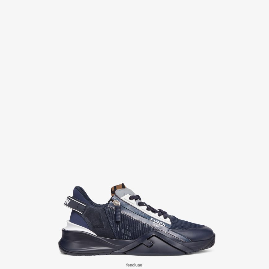 قمم منخفضة من القماش أسود Fendi رجال أحذية TNL80L2270