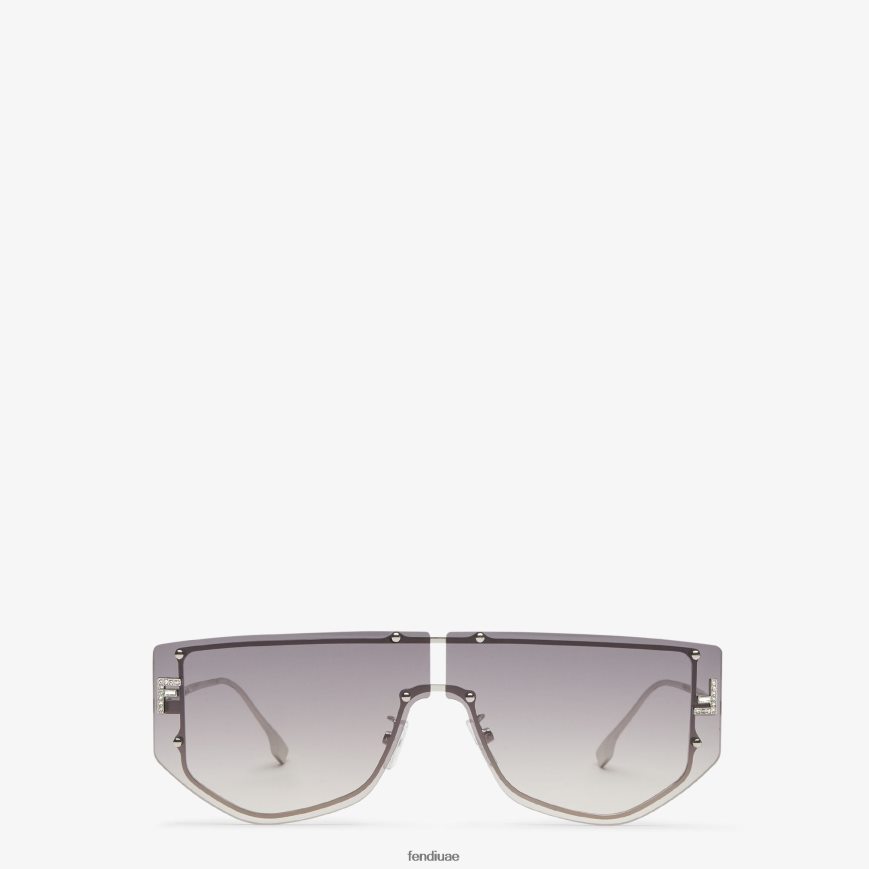 نظارات شمسية شيلد بعدسات متدرجة موضة Fendi نحيف مُكَمِّلات TNL80L229
