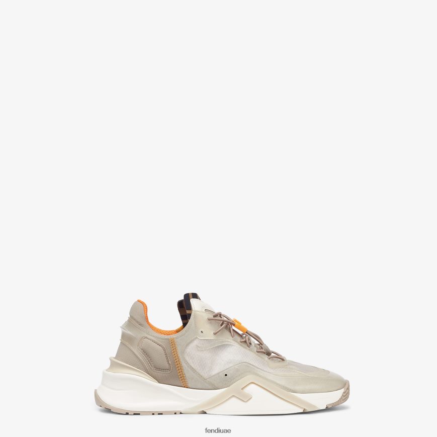 نايلون منخفض القمم اللون البيج Fendi رجال أحذية TNL80L2291
