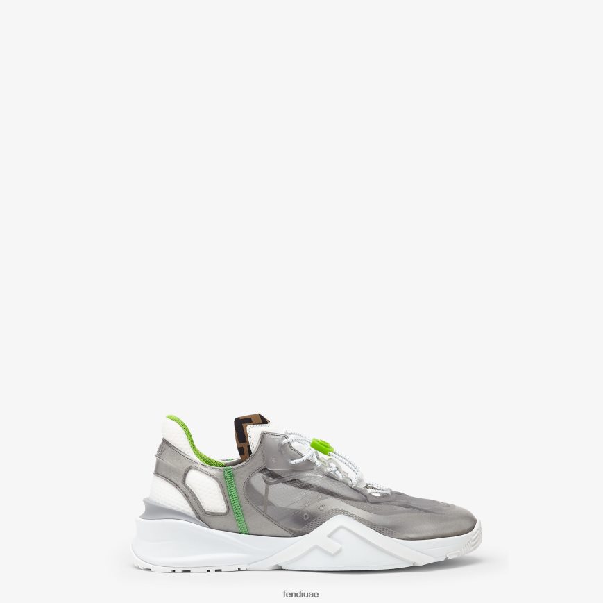 نايلون منخفض القمم رمادي Fendi رجال أحذية TNL80L2293