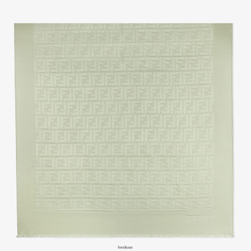 سرق الحرير أخضر Fendi نحيف مُكَمِّلات TNL80L234