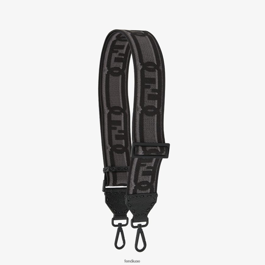 حزام الكتف الشريط رمادي Fendi رجال مُكَمِّلات TNL80L2391