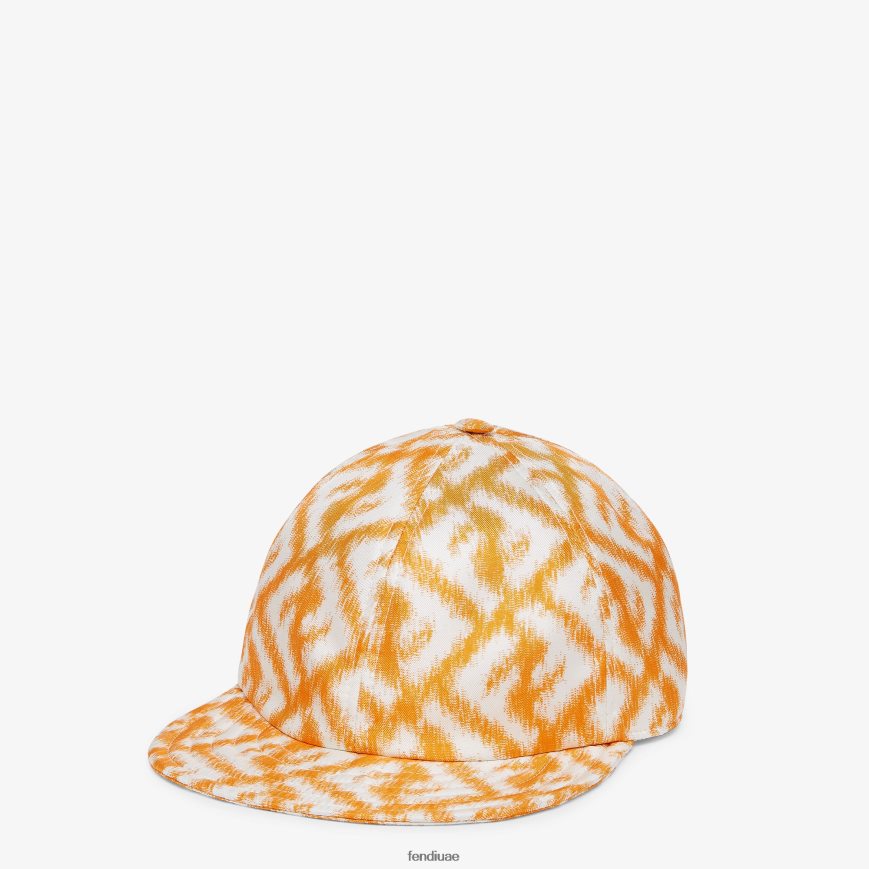 قبعة بيسبول الحرير متعدد الألوان Fendi رجال مُكَمِّلات TNL80L2411