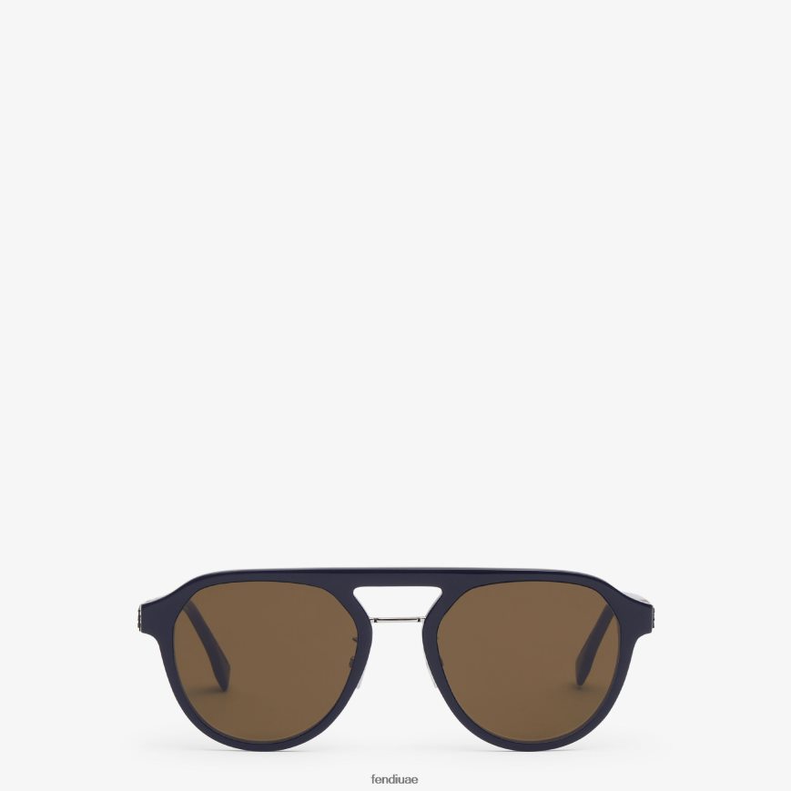 النظارات الشمسية القطرية أزرق Fendi رجال مُكَمِّلات TNL80L2472