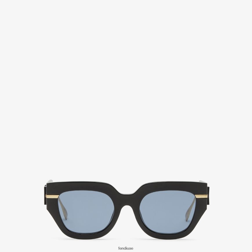نظارات شمسية من مادة الأسيتات موضة Fendi نحيف مُكَمِّلات TNL80L255