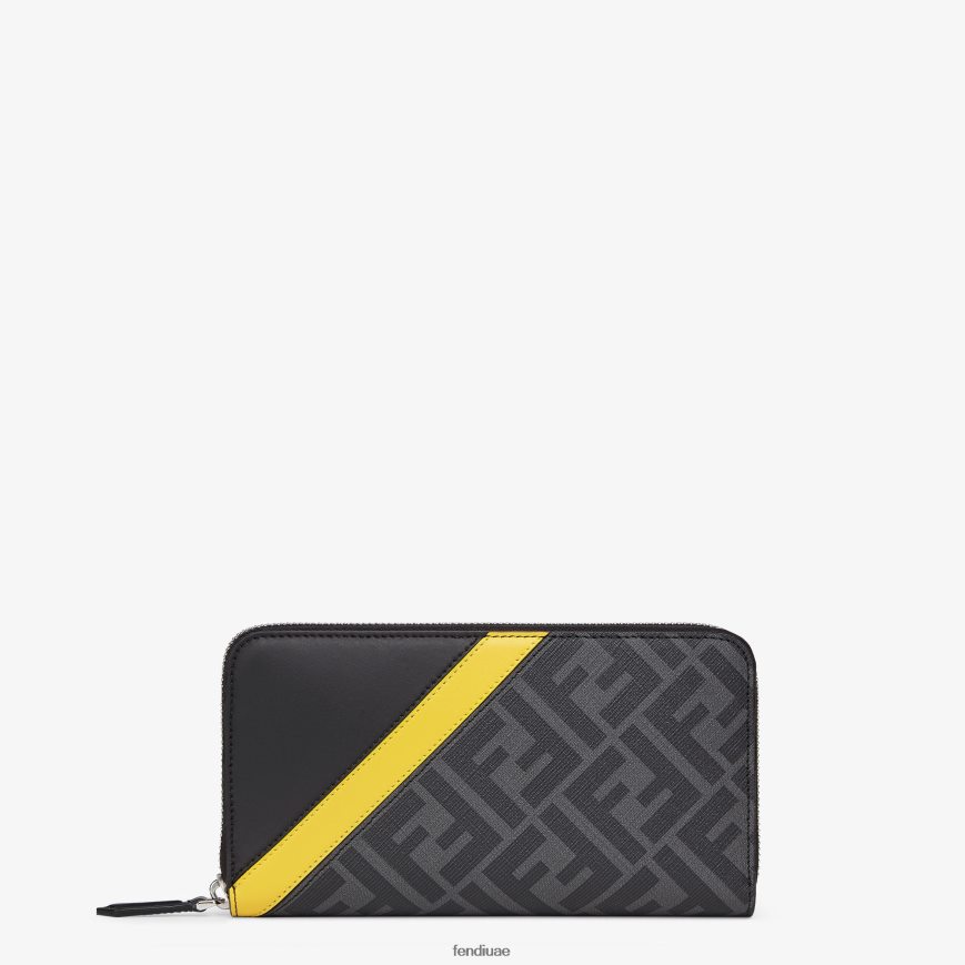 محفظة قماش رمادي Fendi رجال مُكَمِّلات TNL80L2577