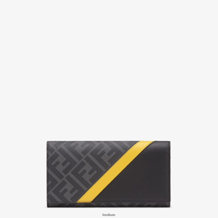 محفظة قماش رمادي Fendi رجال مُكَمِّلات TNL80L2579