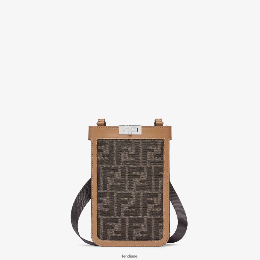 حالة الهاتف النسيج بني Fendi رجال مُكَمِّلات TNL80L2620