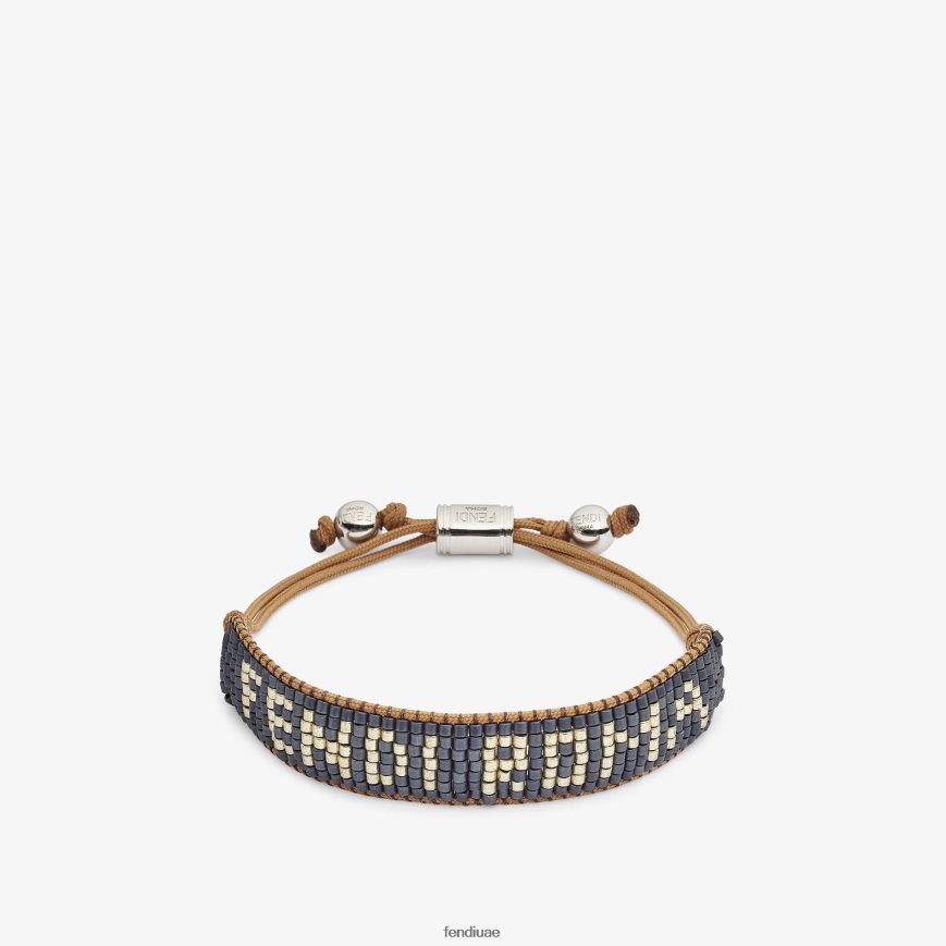 سوار التوقيع ذهب Fendi رجال مجوهرات TNL80L2715