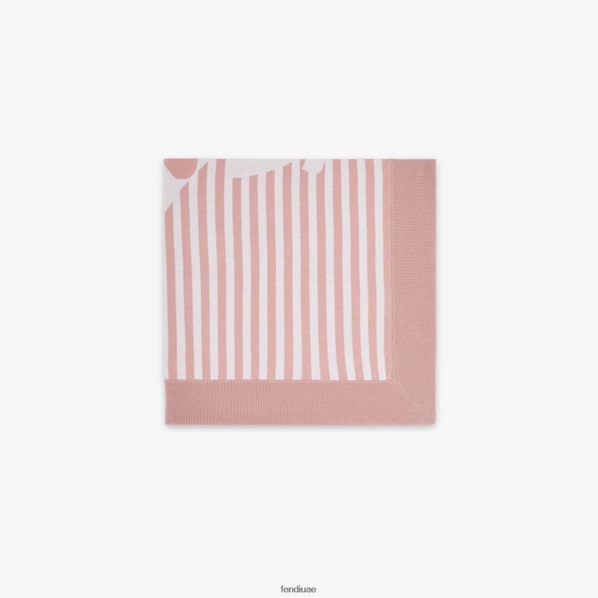 بطانية محبوكة لون القرنفل Fendi أطفال مُكَمِّلات TNL80L2757