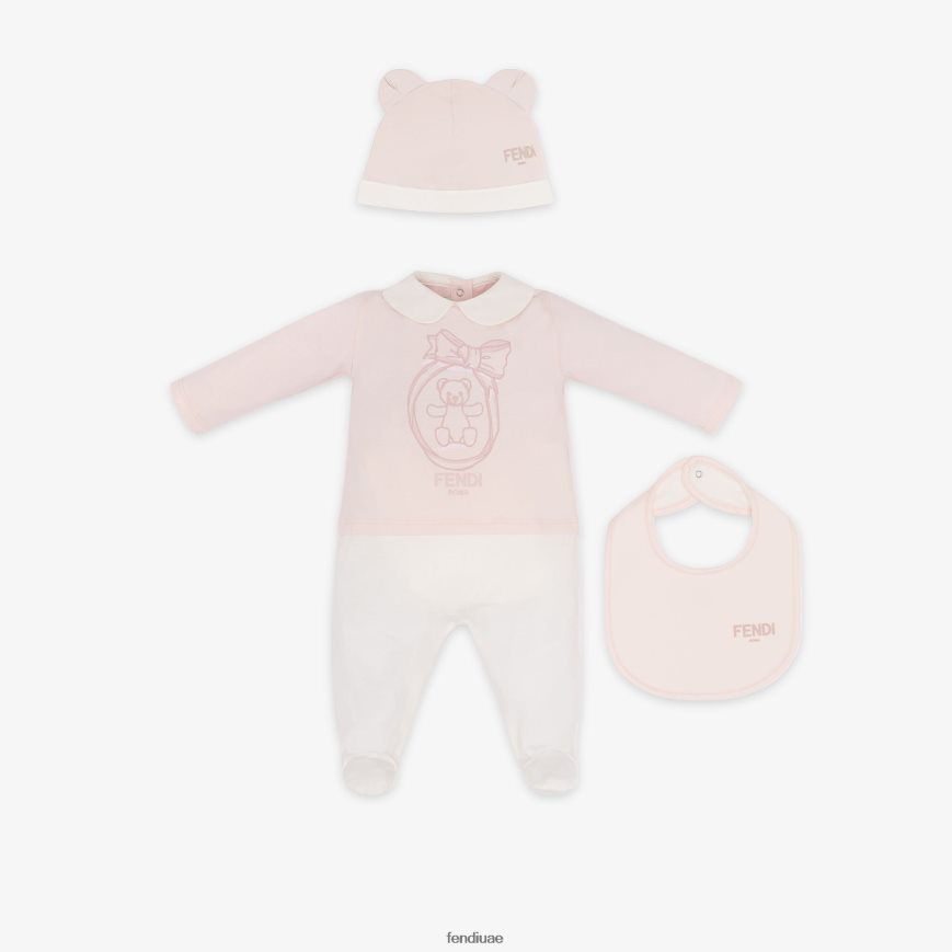 مجموعة جيرسي الطفل متعدد الألوان Fendi أطفال ثياب TNL80L2764