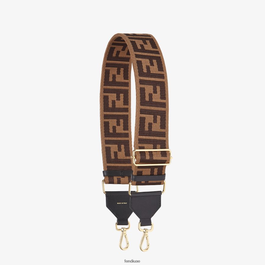 حزام كتف قماش متعدد الألوان Fendi نحيف مُكَمِّلات TNL80L283