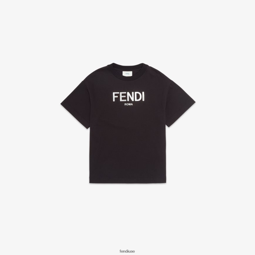 تيشيرت جيرسي جونيور بطبعة متعدد الألوان Fendi أطفال ثياب TNL80L2867