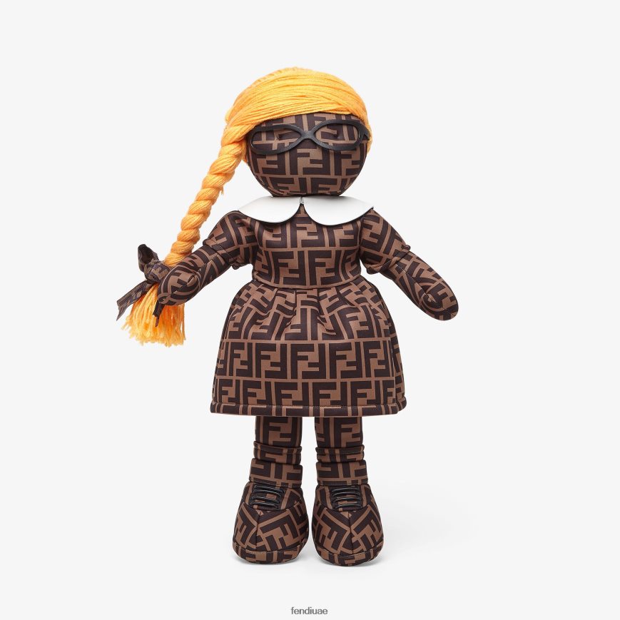 دمية قابلة للتحصيل مصنوعة من النيوبرين المعاد تدويرها متعدد الألوان Fendi أطفال مُكَمِّلات TNL80L2901