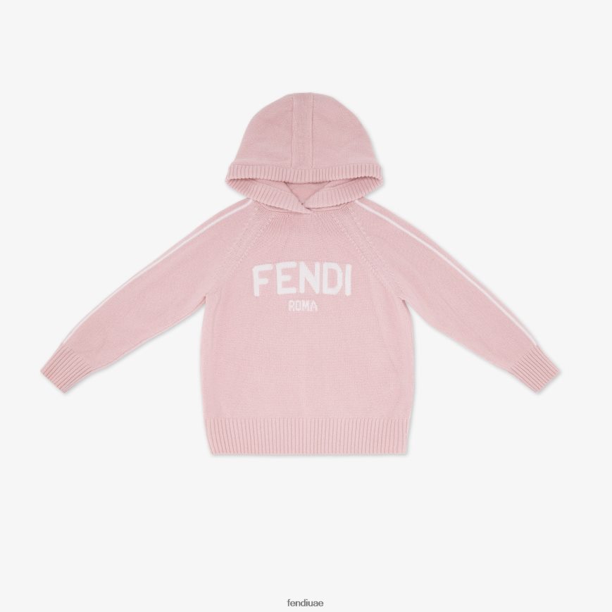 سترة جونيور من الكشمير الخالص موضة Fendi أطفال ثياب TNL80L2910