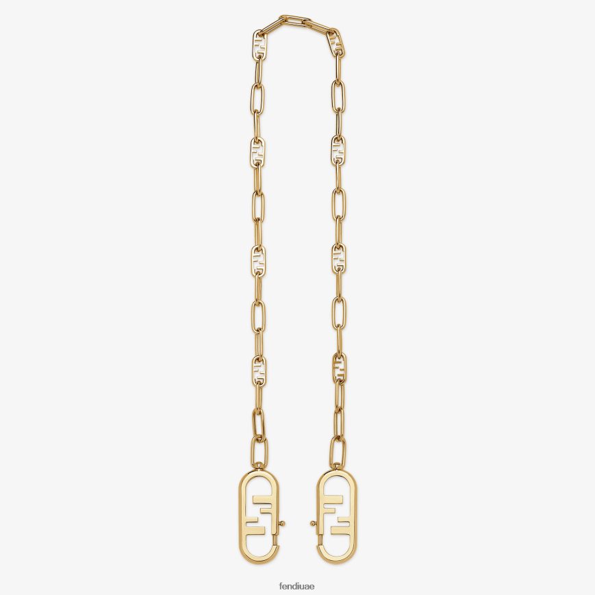 حزام كتف معدني موضة Fendi نحيف مُكَمِّلات TNL80L33