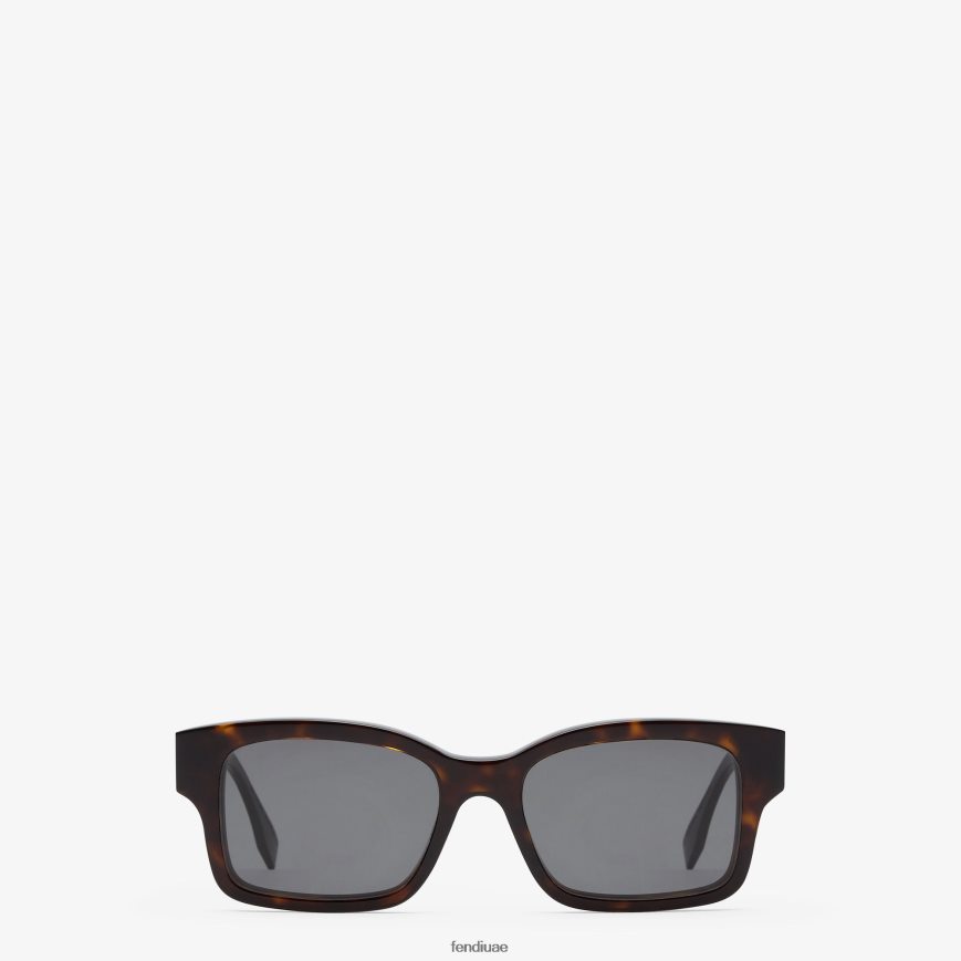 نظارات شمسية من خلات هافانا موضة Fendi نحيف مُكَمِّلات TNL80L352