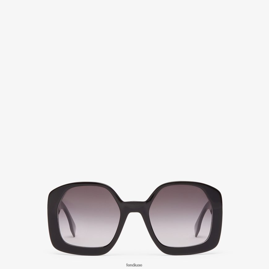 النظارات الشمسية أولوك خلات أسود Fendi نحيف مُكَمِّلات TNL80L357