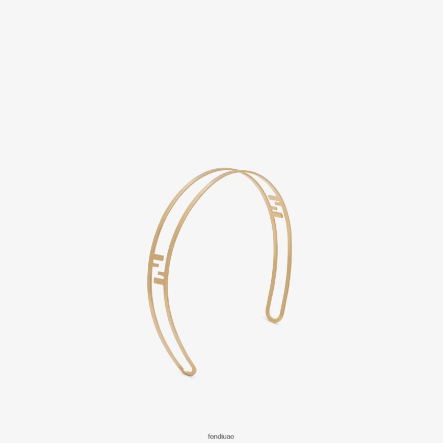 رباط شعر ذهب Fendi نحيف مجوهرات TNL80L359