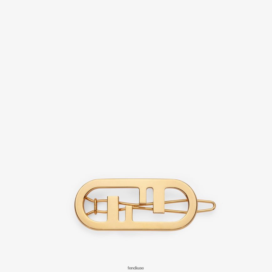مشبك شعر ذهب Fendi نحيف مجوهرات TNL80L373