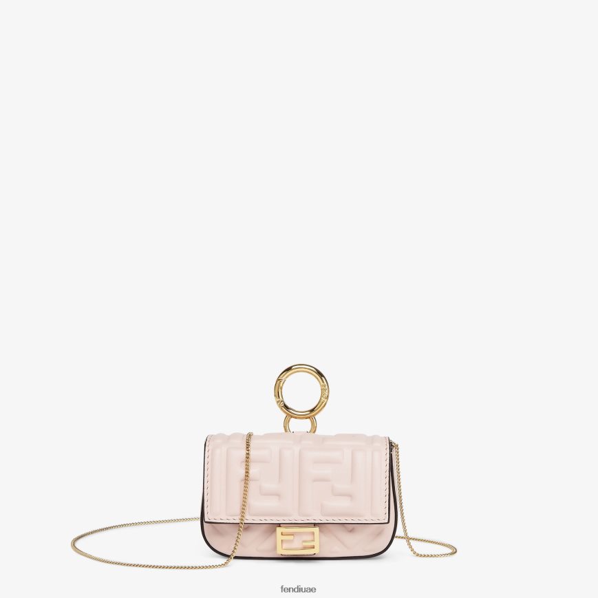 سحر في جلد نابا لون القرنفل Fendi نحيف مُكَمِّلات TNL80L393