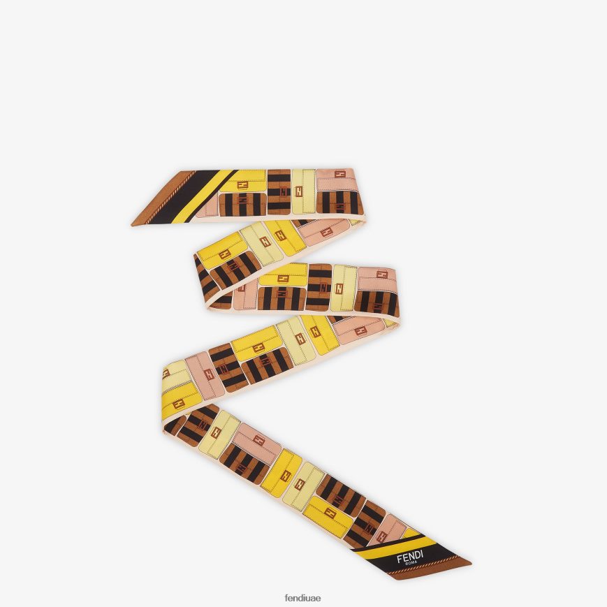 العصابة متعددة الحرير موضة Fendi نحيف مُكَمِّلات TNL80L499