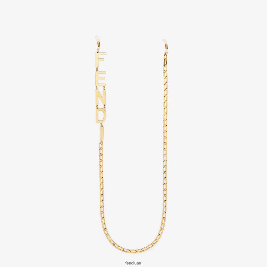 قلادة سلسلة النظارات موضة Fendi نحيف مجوهرات TNL80L501