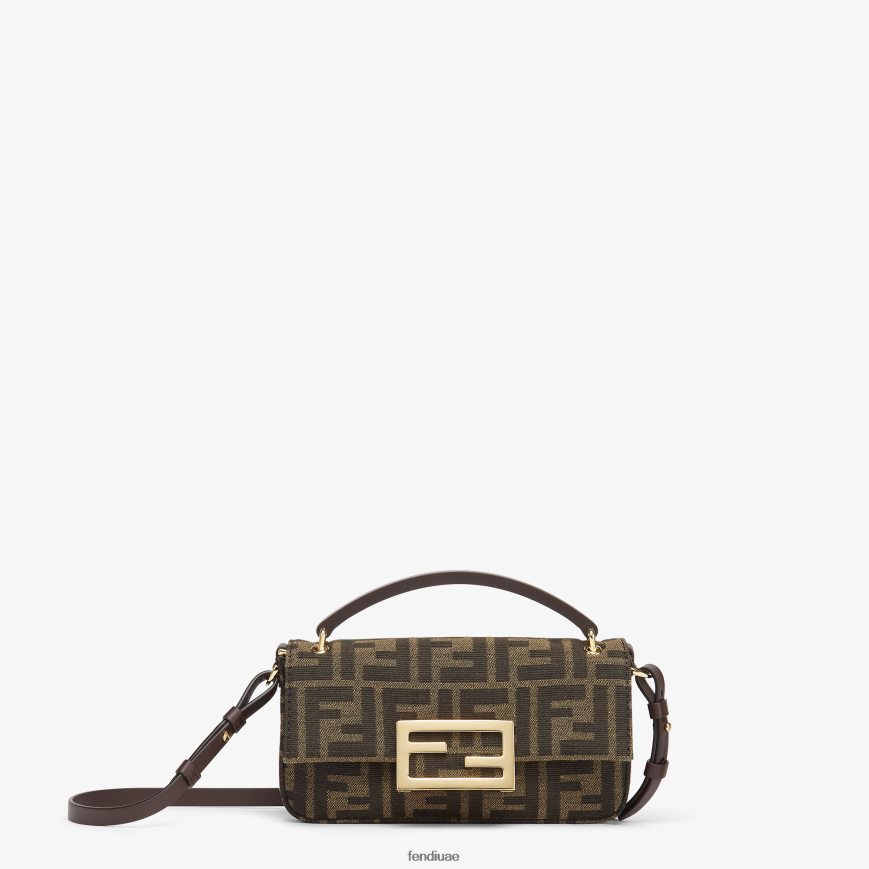 الحقيبة النسيج وما يليها بني Fendi نحيف مُكَمِّلات TNL80L675