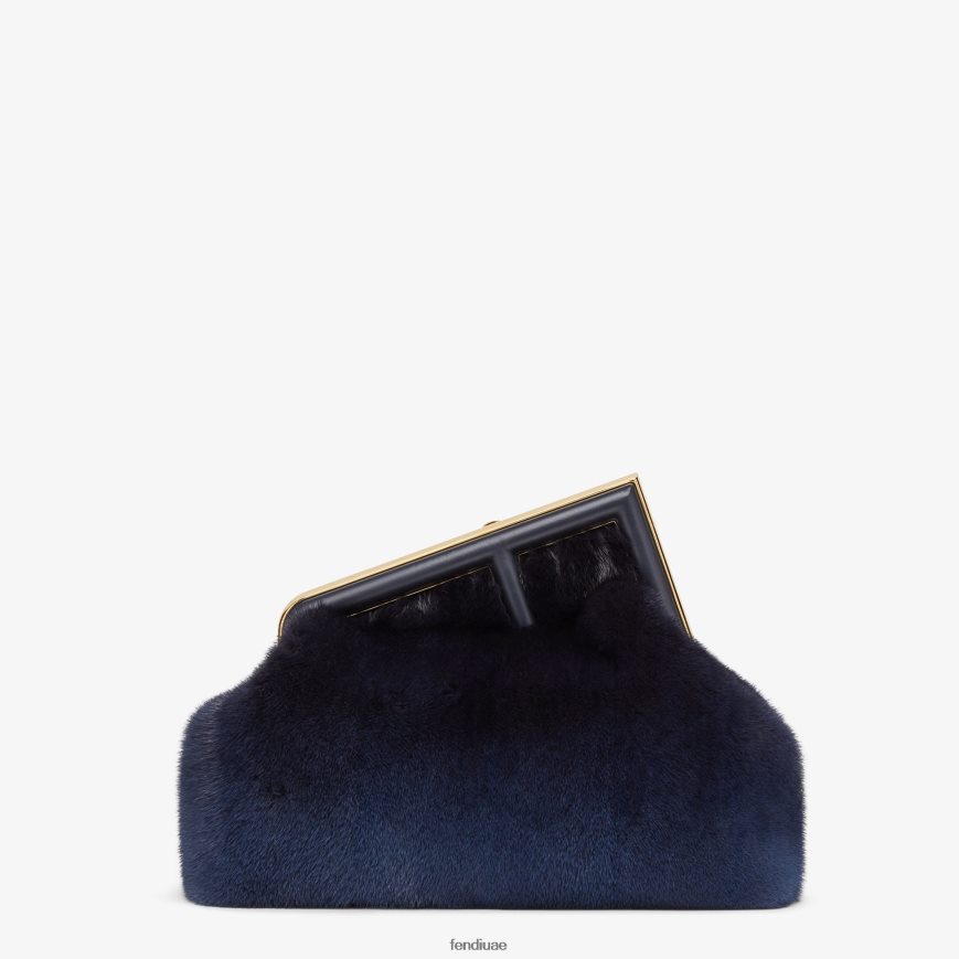 حقيبة المنك أزرق Fendi نحيف مُكَمِّلات TNL80L835