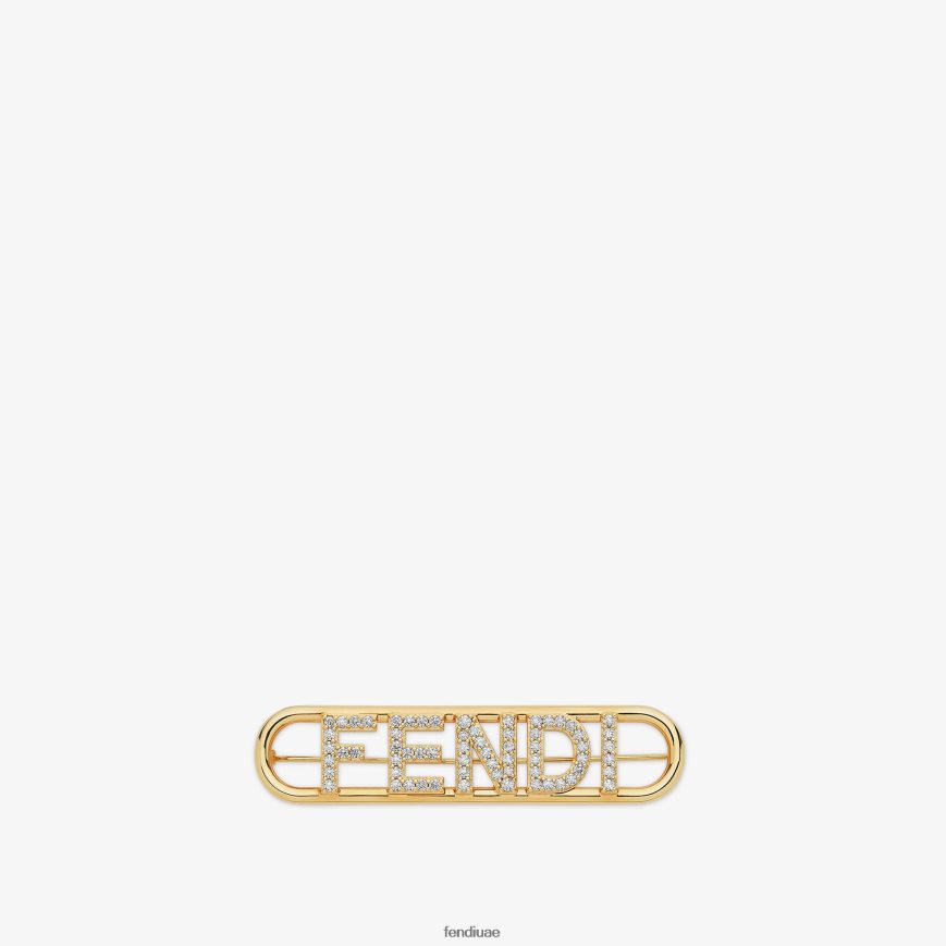 colobrooch ذهب Fendi نحيف مجوهرات TNL80L1729