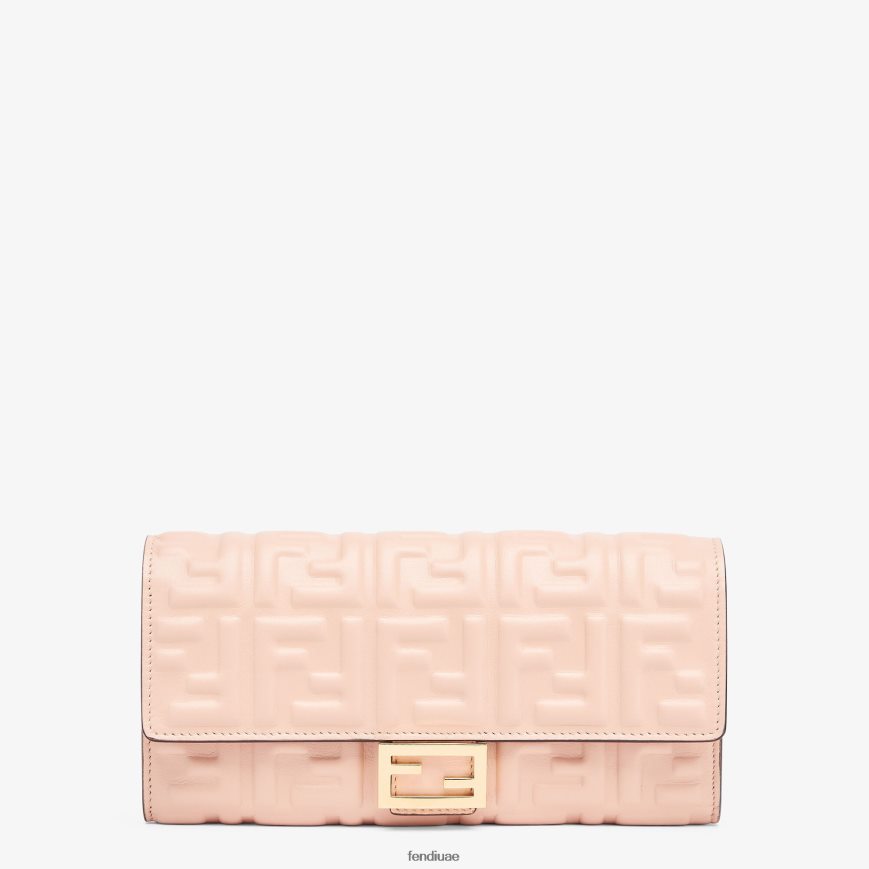 ff محفظة جلد نابا لون القرنفل Fendi نحيف مُكَمِّلات TNL80L1527